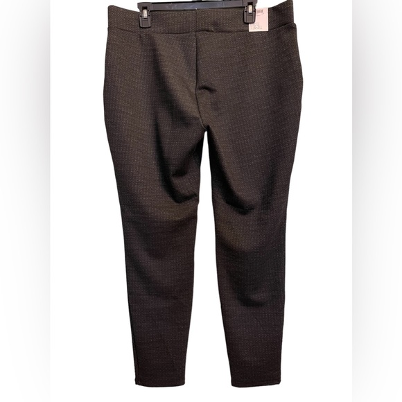 TIME AND TRU TWILL LOOK KNIT TROUSERS - tapered leg - SZ 20/XXL - NWT - Picture 2 of 7